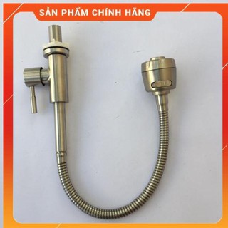 Vòi Rửa Bát Lạnh Cần Mềm Inox304(BH 36 Tháng) .
