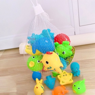 Set 10 con thú thả chậu tắm cho bé