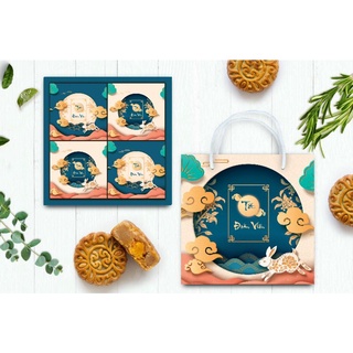 hộp bánh trung thu 4 bánh
