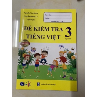 Vở kiểm tra tiếng việt lớp 3