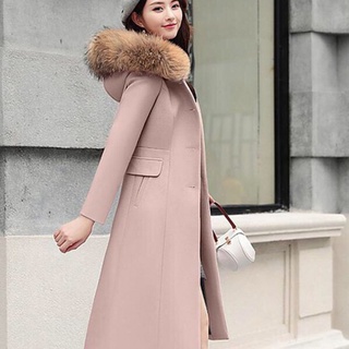 Áo Khoác Dạ Phối Nón Lông TQ7007