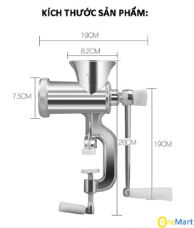 Máy xay thịt bằng tay Inox