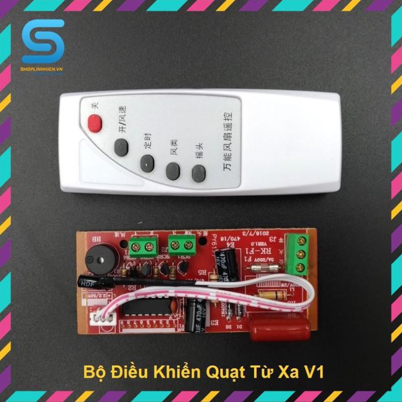 Bộ Điều Khiển Quạt Từ Xa QTX-5K1 V1 Bo Quạt Mạch Quạt, remote quạt mitsubishi