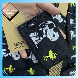 Túi Ví Van.s x Peanuts Slipped Black Wallet Nam nữ