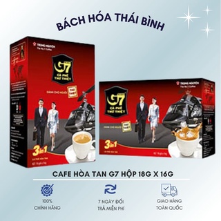 Cà phê hòa tan g7 hộp 288g 18 gói x 16g
