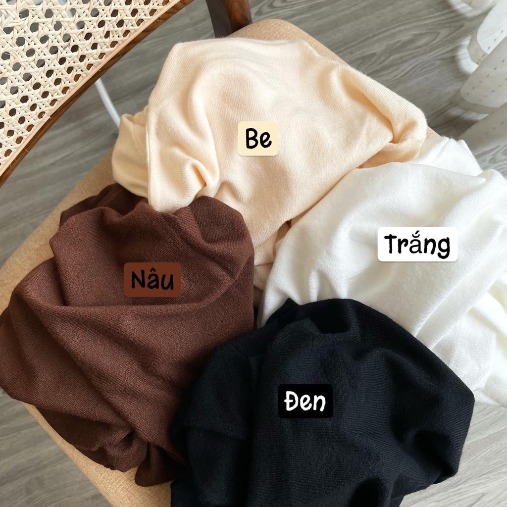 [MÃ BBICBBP10 GIẢM 10%] Áo Giữ Nhiệt Nữ Cổ Lọ Cao Cấp/ Áo Thun Trơn Dài Tay, Co Giãn 4 Chiều, Không Bai Dão | BigBuy360 - bigbuy360.vn