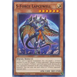 Thẻ bài Yugioh - TCG - S-Force Lapcewell / BACH-EN016'