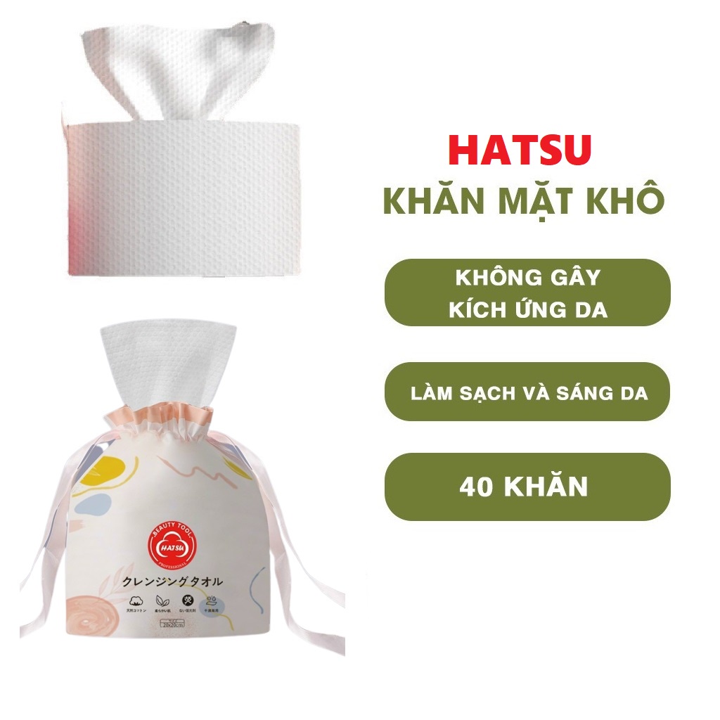 KHĂN MẶT KHÔ ĐA NĂNG HATSU/ MOCCO/ ANIMERRY 40 KHĂN/ CUỘN