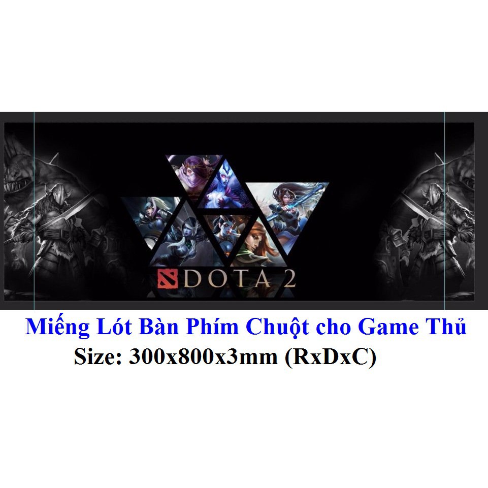 Bộ Bàn Phím Chuột Game R8 1910 + Lót Bàn Phím Chuột Game Dota2