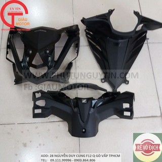 [PHỤ TÙNG] [GIA SỐC] BỘ 3 MÓN ĐỒ ĐEN CHO XE WINNER CHÍNH HÃNG HONDA - GIÀU MOTO
