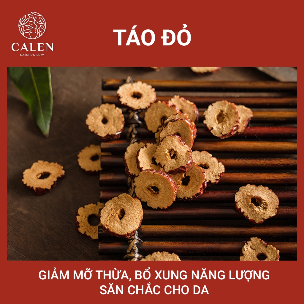 Trà Táo Đỏ Sấy Khô Quả To Đỏ Đều Và Đẹp Loại 1 Calen