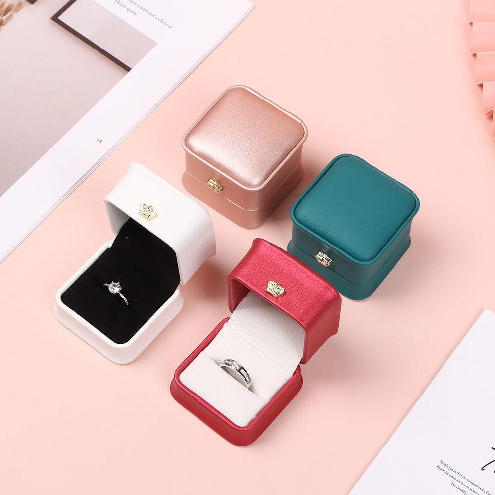 MAXG Hộp Đựng Nhẫn Đính Hôn Thiết Kế Tinh Tế Ốp