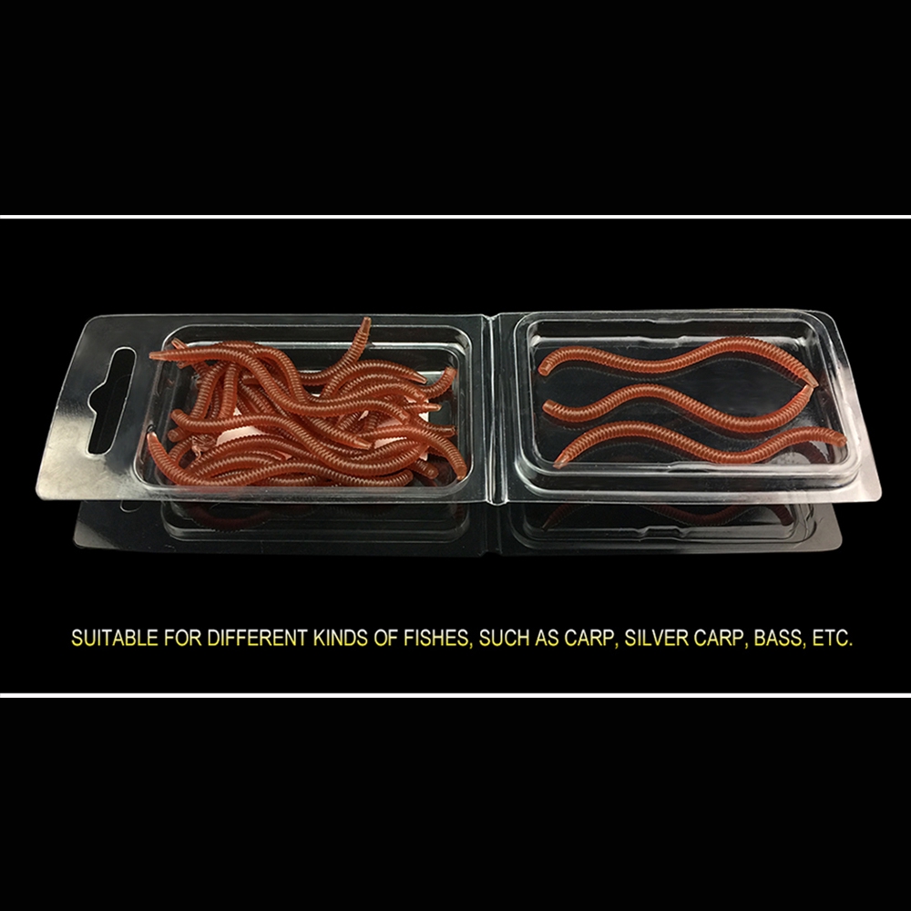 Set 20 Mồi Câu Cá Giả Hình Con Sâu