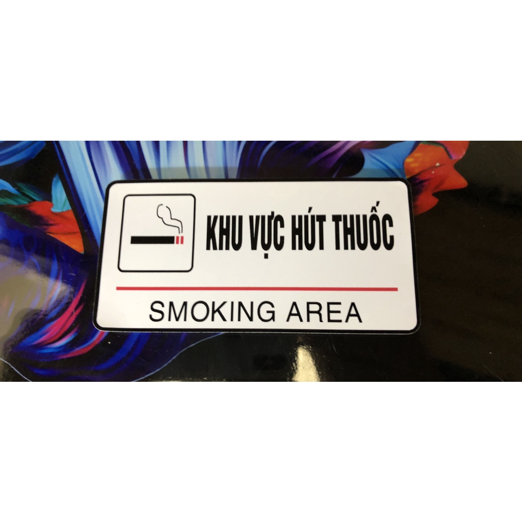 Nhãn dán không hút thuốc