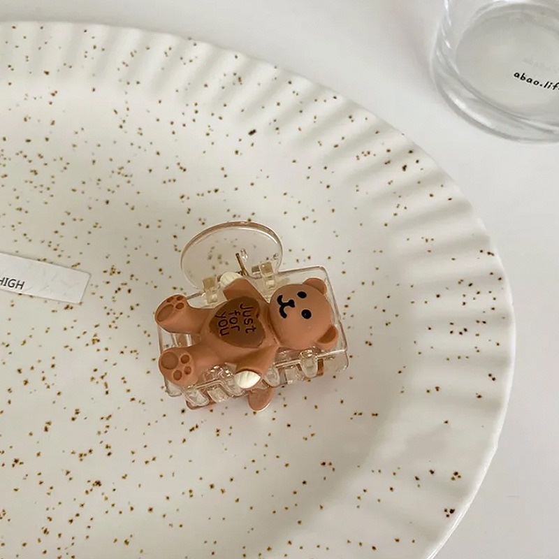 Kẹp tóc Seagloca hình gấu thiết kế dễ thương