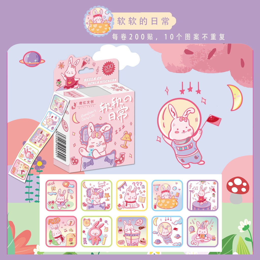 DISNEY Sticker Cuộn Họa Tiết Công Chúa Elsa Phim Frozen Dành Cho Trẻ Em