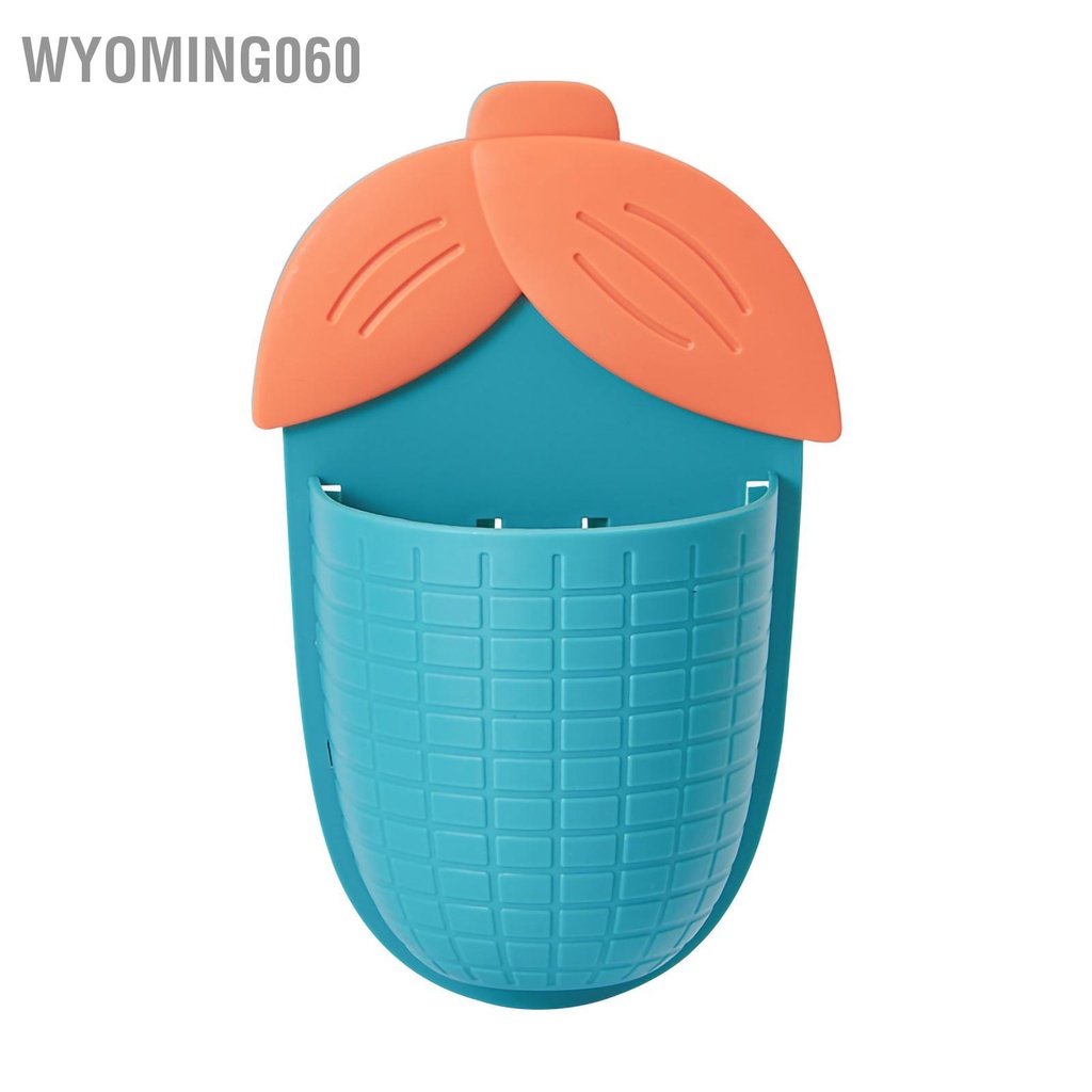 Wyoming060 Wall Mounted Storage Rack Corn Shape Multipurpose Bathroom Toothbrush Holder Organizer for Kitchen Office