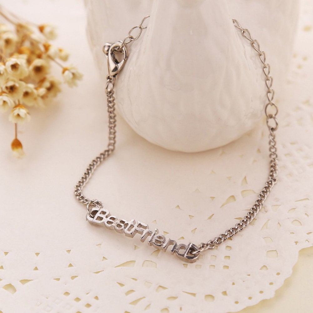 Vòng đeo tay mặt chữ Best Friends độc đáo thời trang cho nữ
