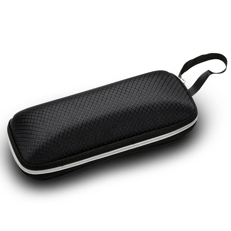 Hộp Cứng Màu Đen Có Khóa Kéo Dùng Để Đựng Mắt Kính