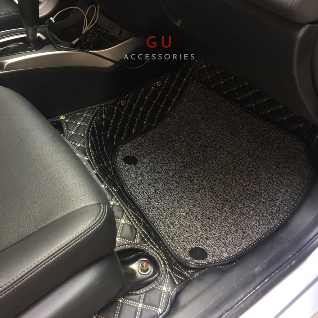 Thảm lót sàn ô tô HONDA CR-V chất liệu da cao cấp thiết kế sang trọng cho xe 7 CHỖ GU