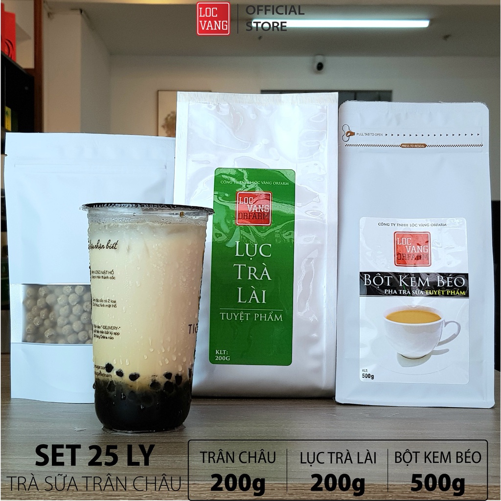Trà Sữa Trân Châu SET 25 LY Lục Trà Lài (Lục Trà Nhài) Nguyên Liệu Làm Trà Sữa Tự Pha | BigBuy360 - bigbuy360.vn