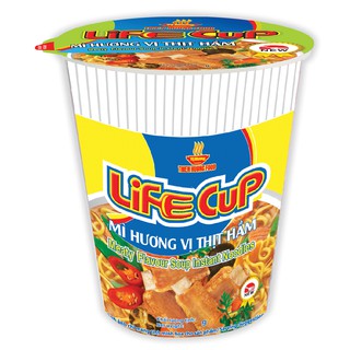Mì Life Cup Thịt hầm 60g thùng 24 ly