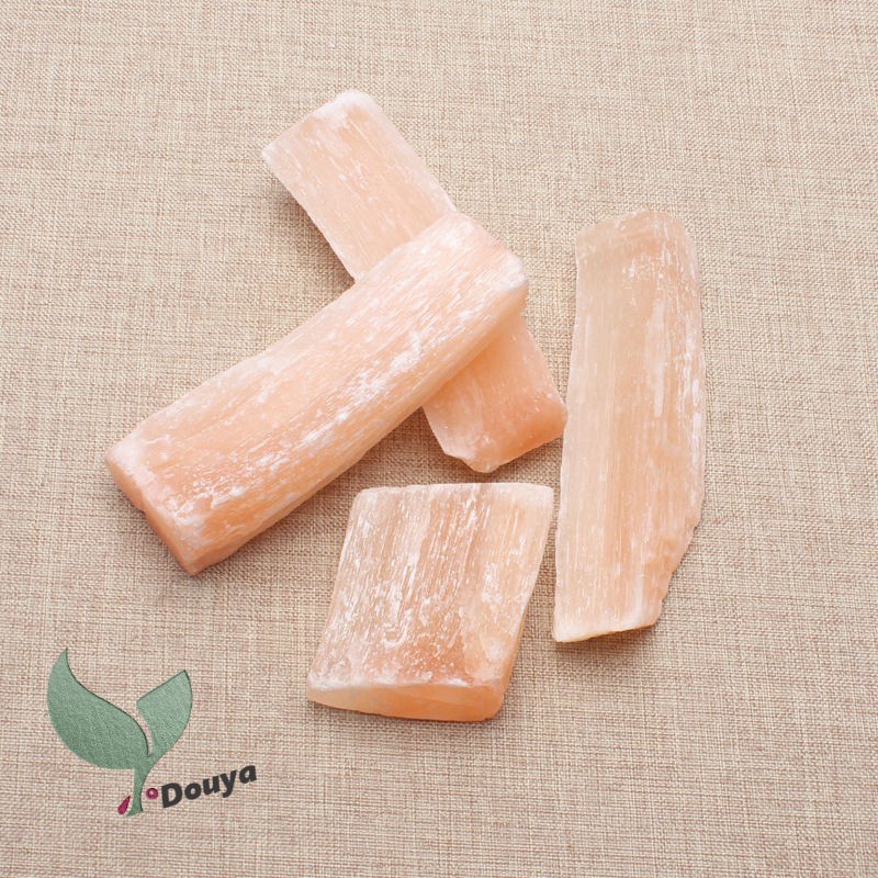 100g Đá Khoáng Chất Cam Tự Nhiên Dùng Làm Mặt Dây Chuyền