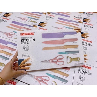 Bộ dao lúa mạch KitChen 6 món