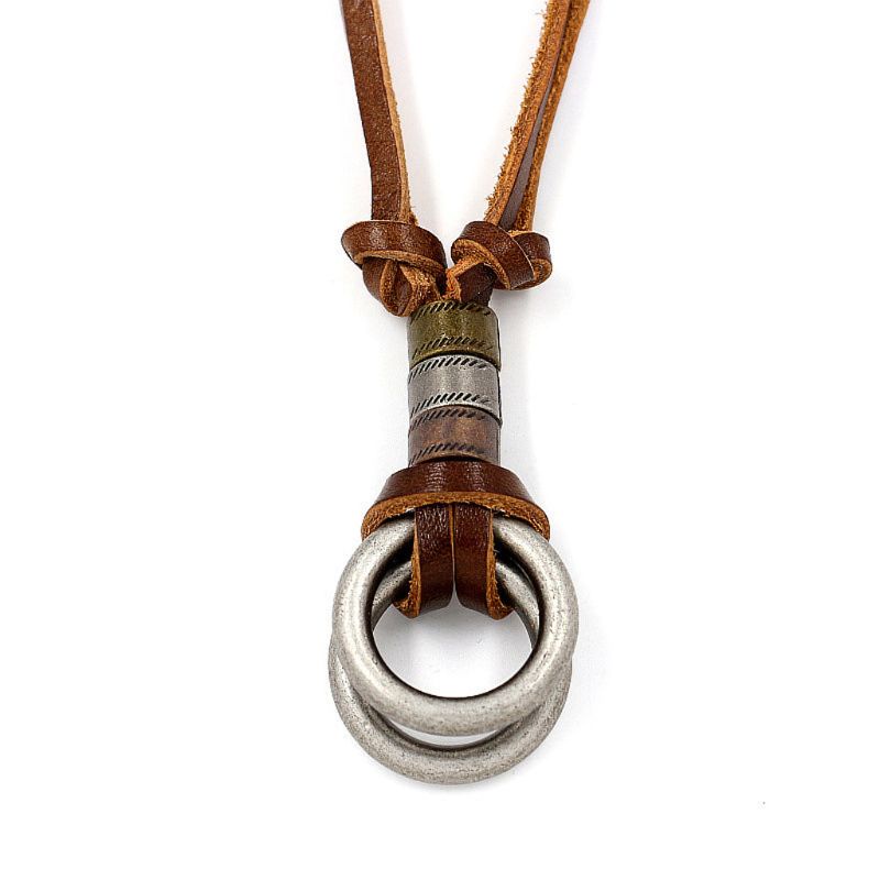 Vòng Cổ Choker Da Thật Lãng Mạn Cho Cặp Đôi