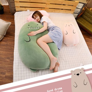 Gối ôm khủng long siêu to khổng lồ chất liệu bông cực êm ái