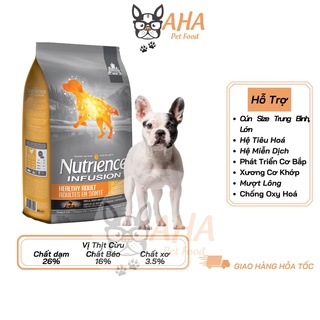 Thức Ăn Cho Chó Bull Pháp Nutrience Infusion Bao 10kg - Thịt Gà Tây, Rau Củ Và Trái Cây Tự Nhiên