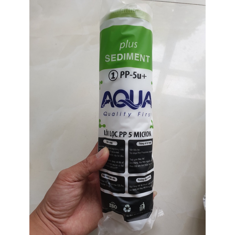 Lõi lọc nước aqua 123 chính hãng dùng cho các dòng máy Ro