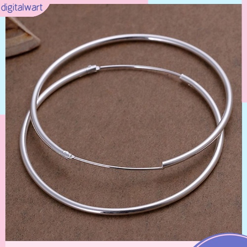 Cặp khuyên tai tròn đơn giản cá tính sang trọng dành cho nữ