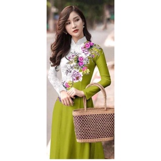 Vải áo dài giả da