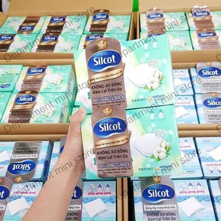 Bông tẩy trang Silcot Unicharm cao cấp