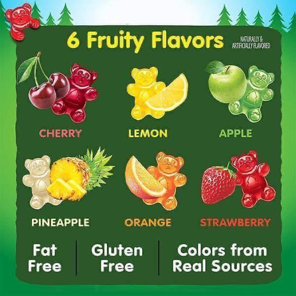 DATE 09/2024 Kẹo dẻo hữu cơ ⚡ CHẤT LƯỢNG ⚡ Kẹo Dẻo Organic Gummy Bear BLACK FOREST 23g Hương vị trái cây siêu ngo