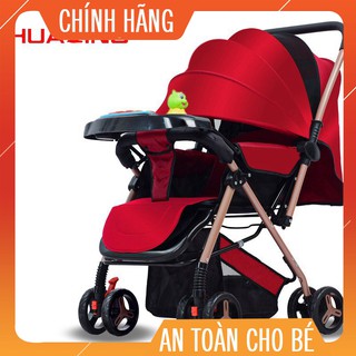 [HÀNG CAO CẤP]  Xe đẩy cho bé HUAYING THÔNG MINH GẤP GỌN 2 CHIỀU 3 TƯ THẾ
