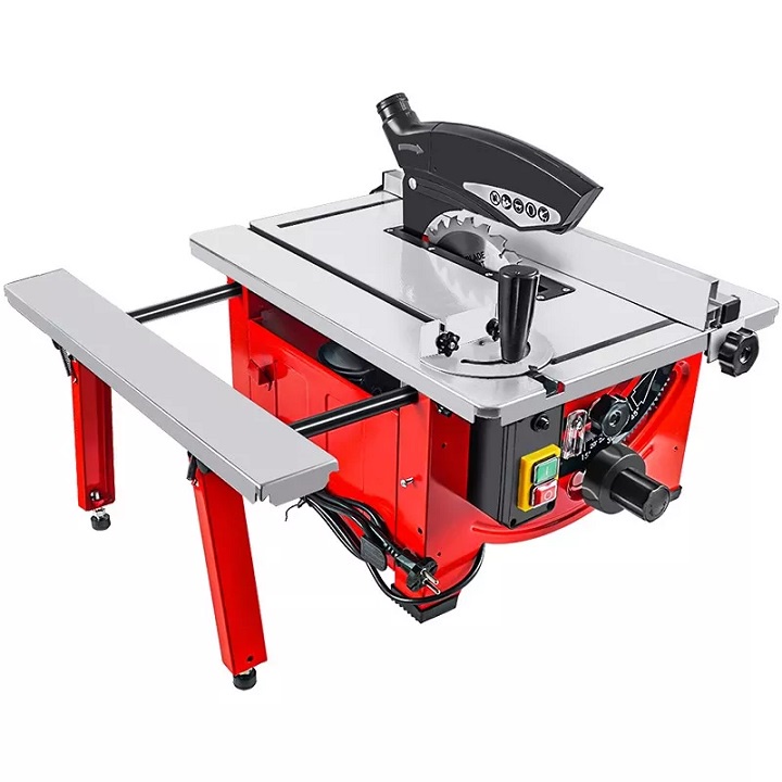 Máy cưa bàn trượt mini lưỡi cắt điều chỉnh linh hoạt có chân đế