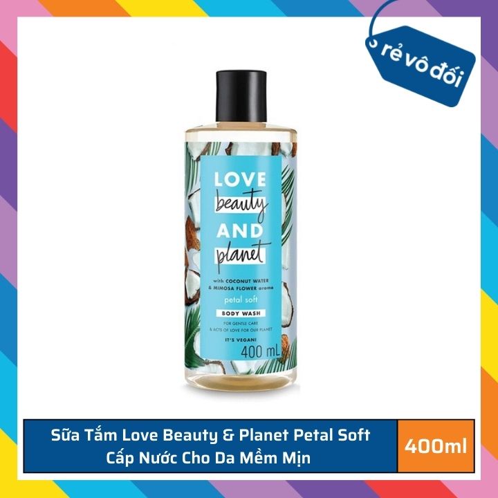 Sữa tắm chiết xuất từ thiên nhiên Love Beauty And Planet 400ml - Thái Lan