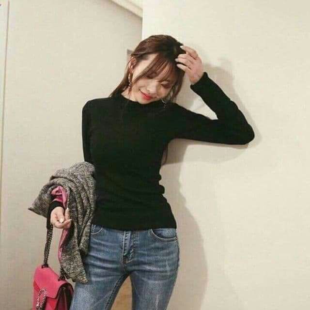 Áo thun gân tay dài