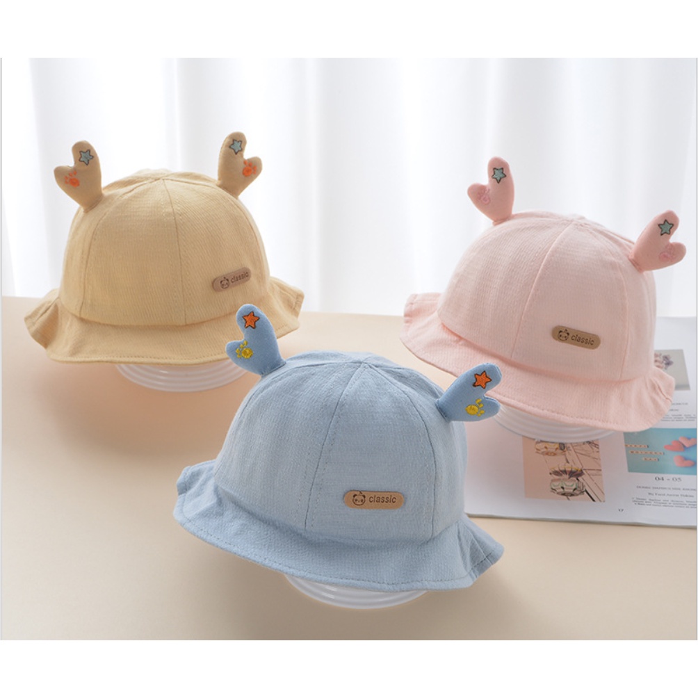 MŨ NÓN COTTON CAO CẤP CHO BÉ TRAI BÉ GÁI 0-6 THÁNG. NÓN ĐẸP CHO BÉ. BABY LINK