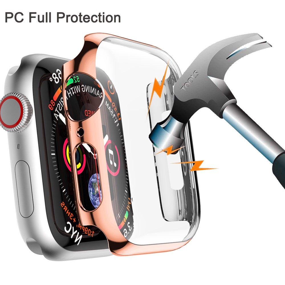 Khung Nhựa Pc Bảo Vệ Màn Hình Đồng Hồ Thông Minh Apple Watch Band 5 4 3 42 mm 44 mm 38 mm 40mm Series 5 4 3