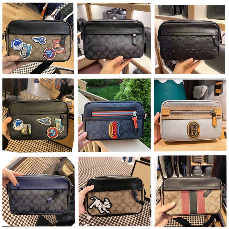 COACH Túi Đựng Máy Ảnh F50715 In Logo Thời Trang Cho Nam Và Nữ