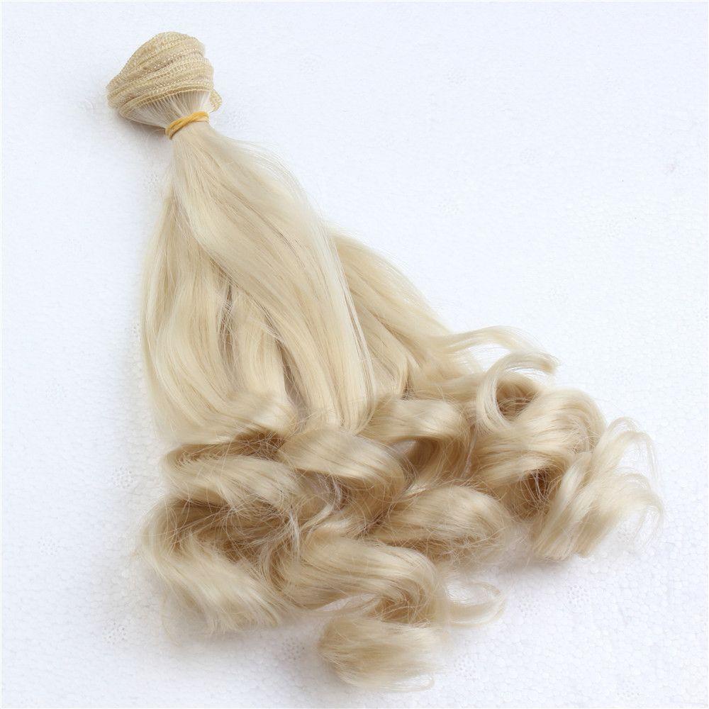 Tóc Giả Xoăn Màu Cầu Vồng Cho Búp Bê BJD SD