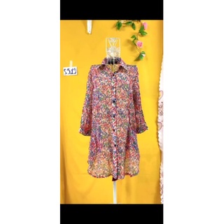 Áo sơmi dáng dài size m/l. s519