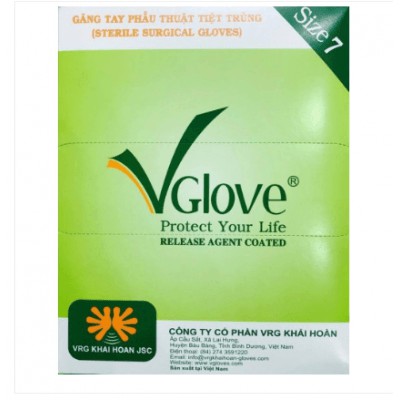 GĂNG TAY PHẪU THUẬT V-GLOVE - 50 đôi/1 hộp-Giá bán 1 đôi