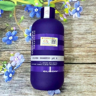 Dầu gội tím khử vàng elgon sliver shampoo
