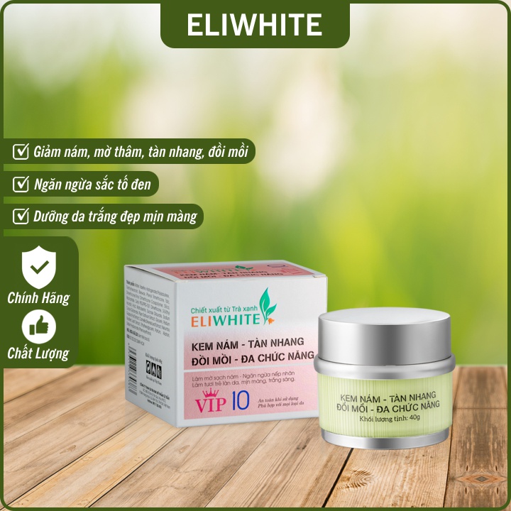 Kem ELIWHITE Nám - Tàn Nhang - Đồi Mồi - Đa Chức Năng (40g)