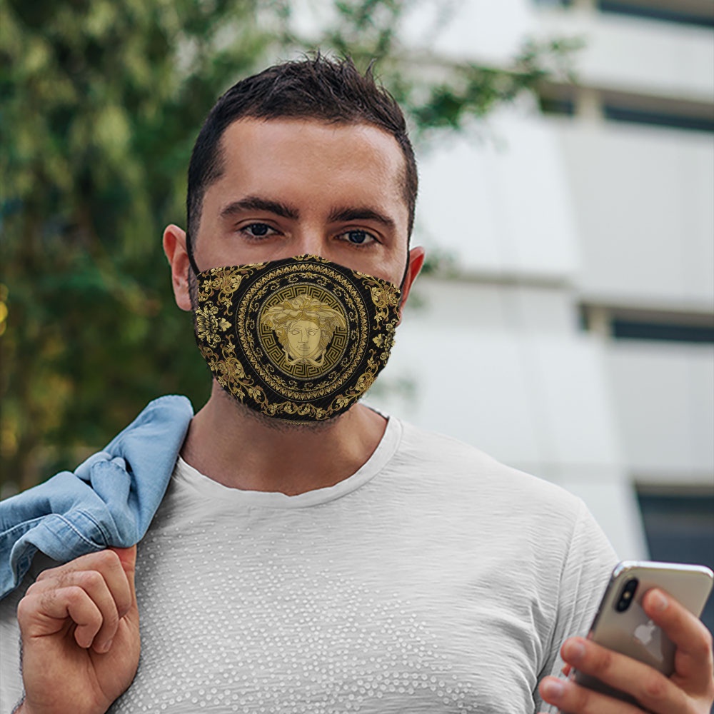 Khẩu Trang Vải  Versace Soink Dây Đeo Mềm Chuyên Dụng, Đeo Thoải Mái,Dễ Thở,Thoáng Khí