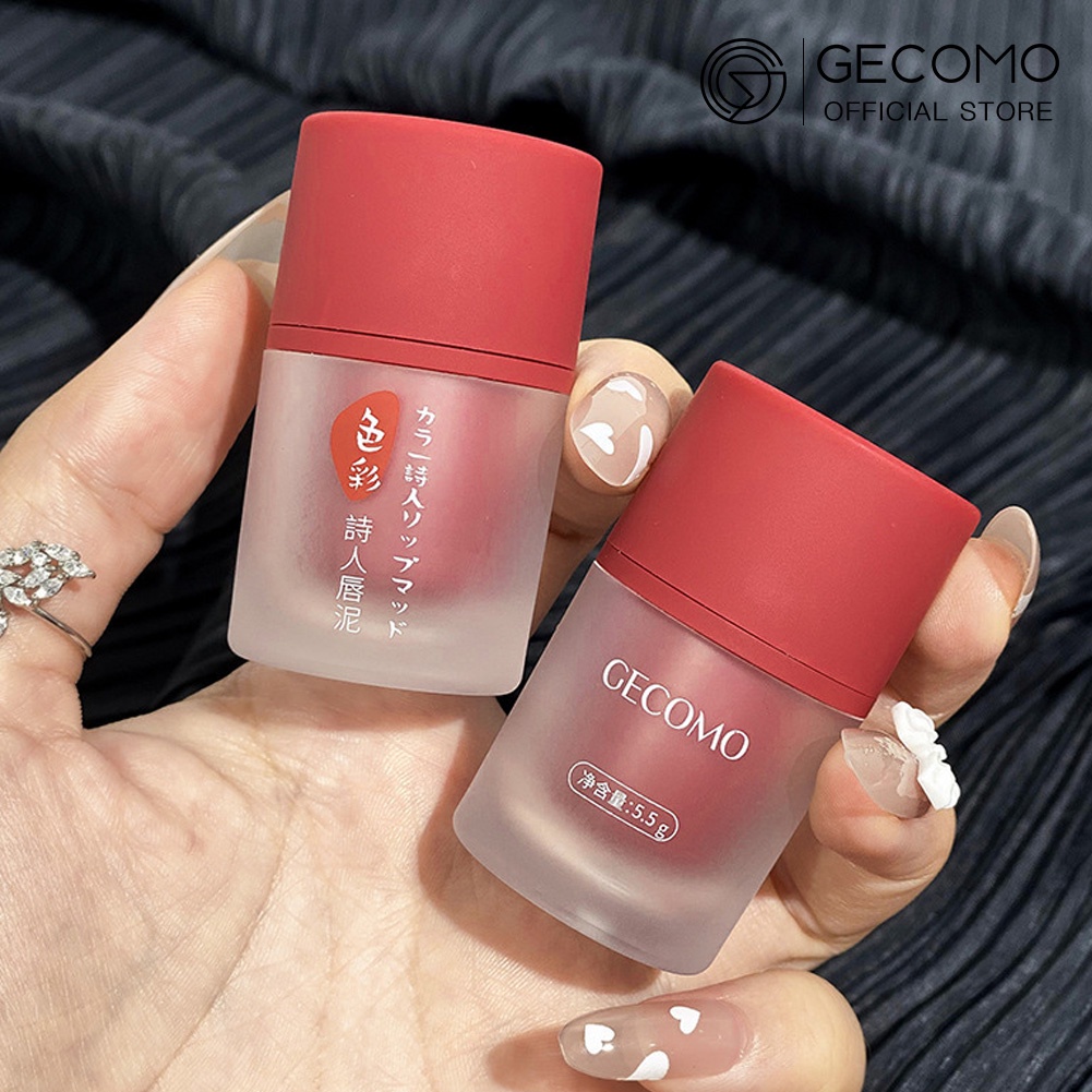 Son sáp GECOMO tông lì mượt môi chống nước cao cấp